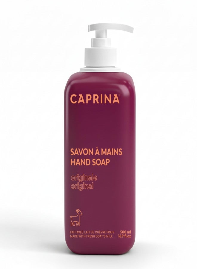 كابرينا صابون سائل لليدين من كابرينا، حليب الماعز الطازج، 500 مل، تركيبة أصلية، منظف يومي لطيف لليدين - Image 1